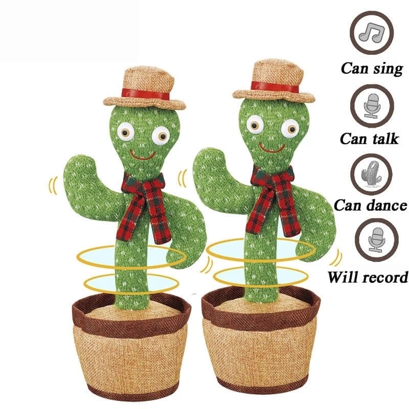 Dancing Cactus Plush Toy For Kids