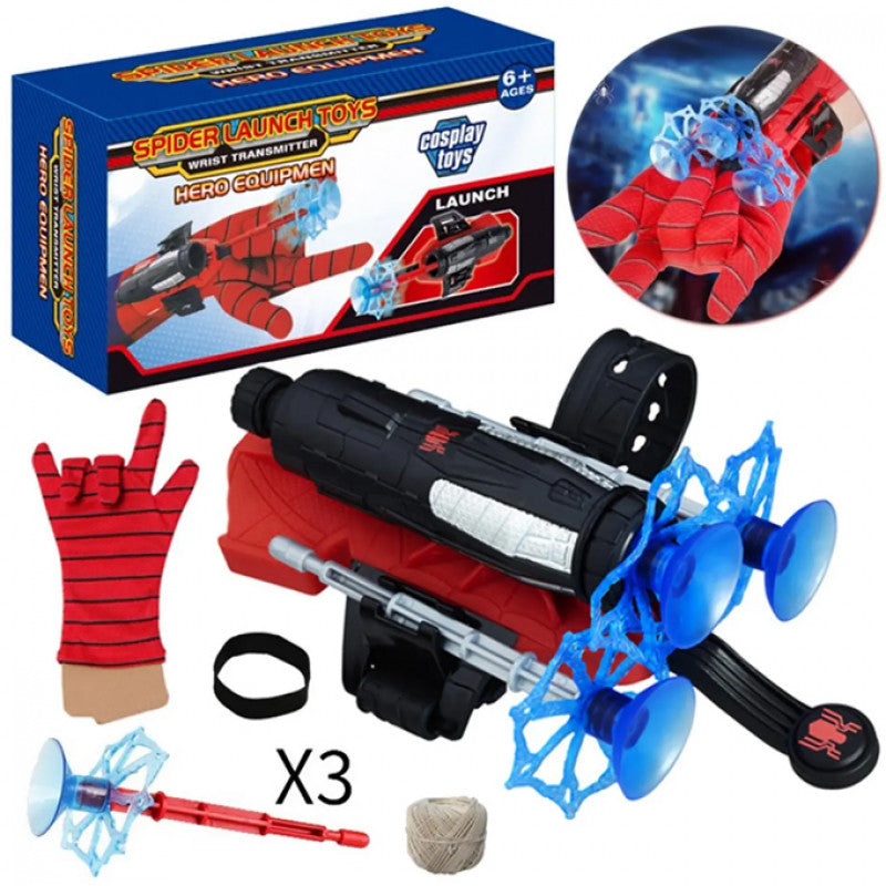 Spiderman Web Dart Shooter With Glove and Darts Launcher